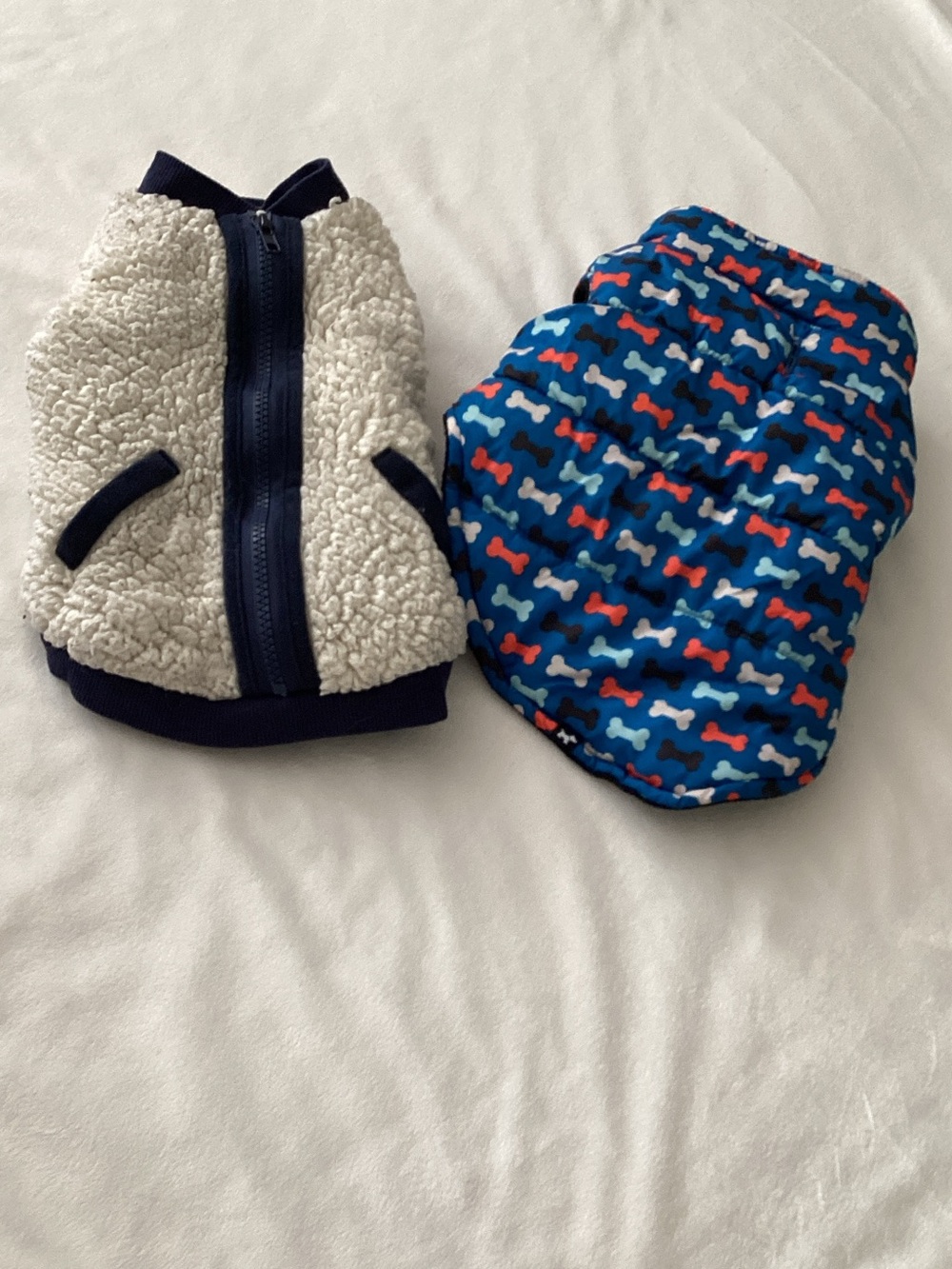 Bundle of 2 Sz S Dog Winter Coats